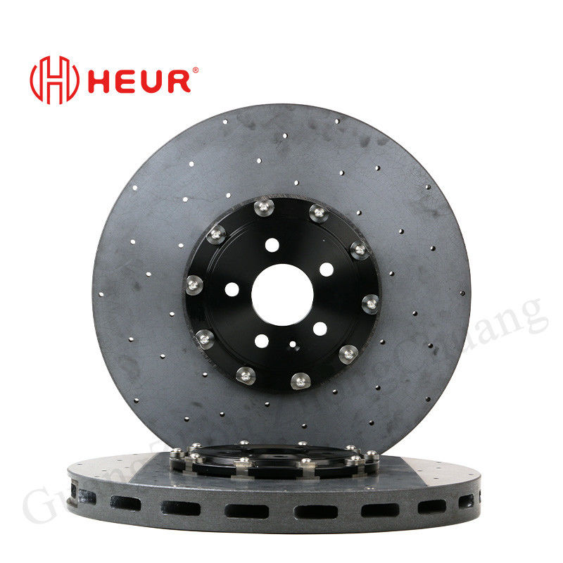 HEUR Front Brake Kit Ceramic Carbon Rotors (Refit) 390*36MM For Nissan GTR35/32