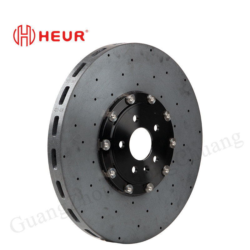 HEUR Front Brake Kit Ceramic Carbon Rotors (Refit) 390*36MM For Nissan GTR35/32