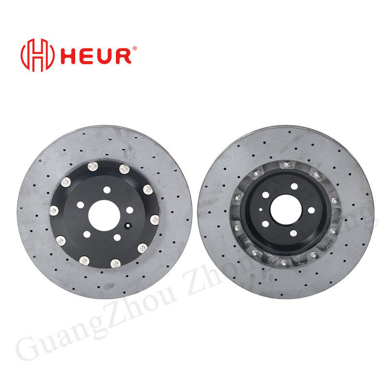 Heur Brake Carbon Ceramic Disc For Tesla Model S Model Y Model X Upgrade 380*34mm Front Set