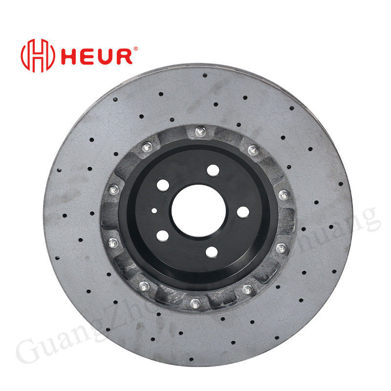 Heur Brake Carbon Ceramic Disc For Tesla Model S Model Y Model X Upgrade 380*34mm Front Set