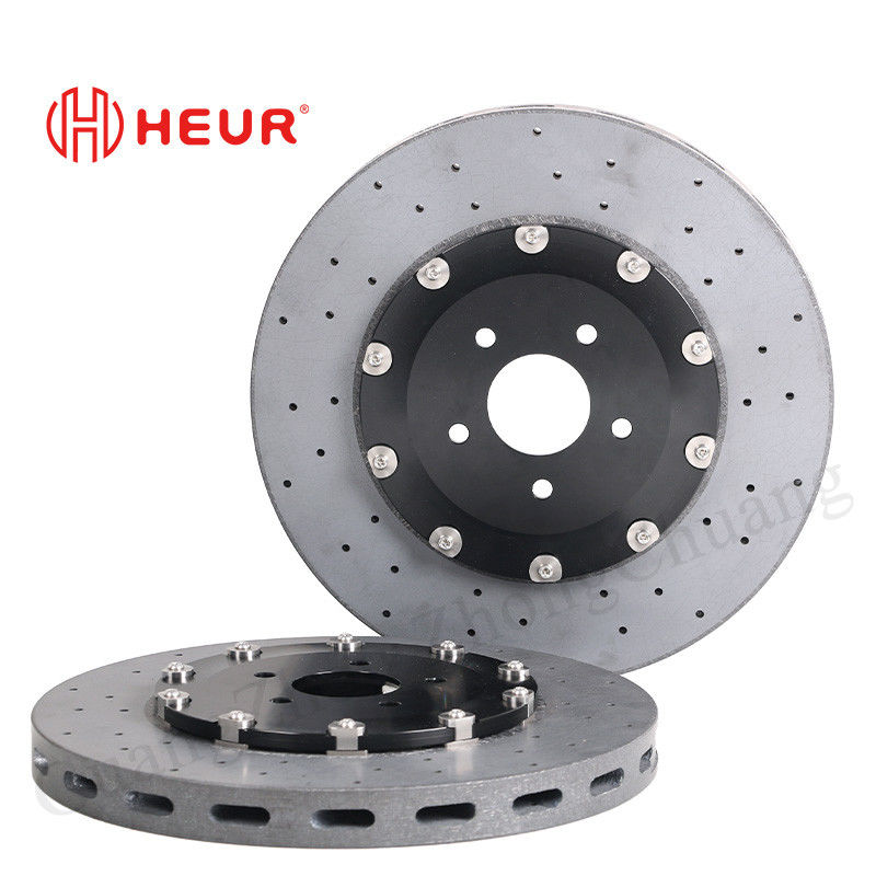 HEUR Brake Carbon Ceramic Disc For Nissan Gtr R35 Sentra B18 Customize 390*34*75mm