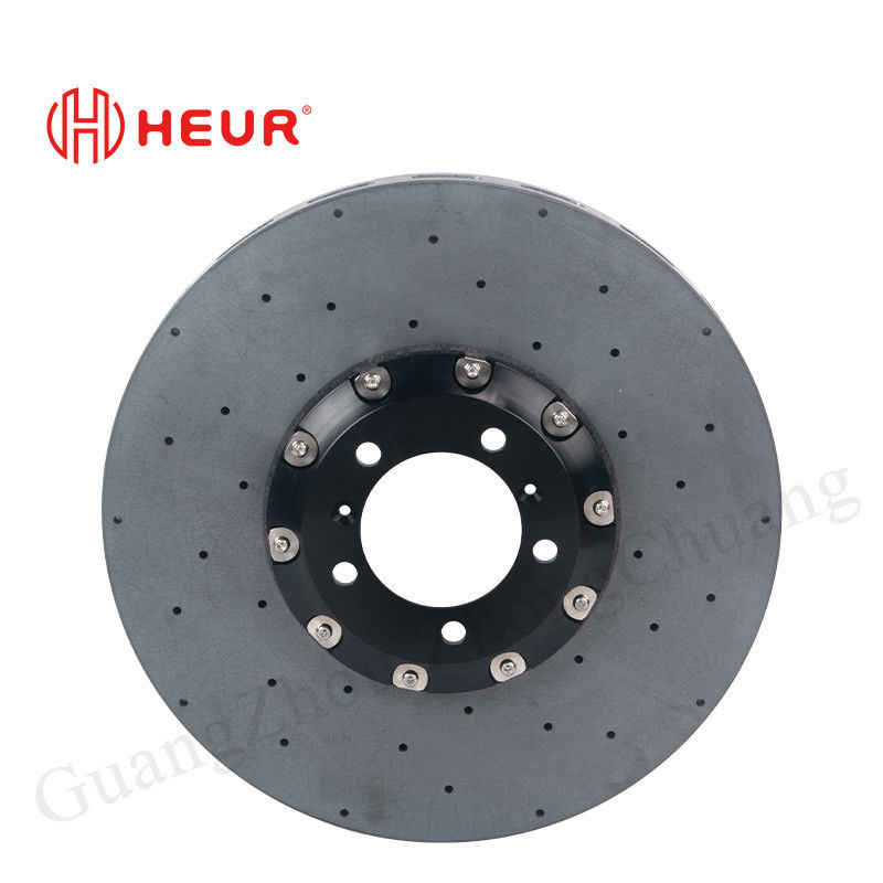 HEUR Brake Carbon Ceramic Disc For Audi Rs Q8 Q7 A6 Refit 410*36*41mm Front Set
