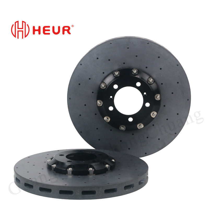 HEUR Brake Carbon Ceramic Disc For Audi Rs Q8 Q7 A6 Refit 410*36*41mm Front Set