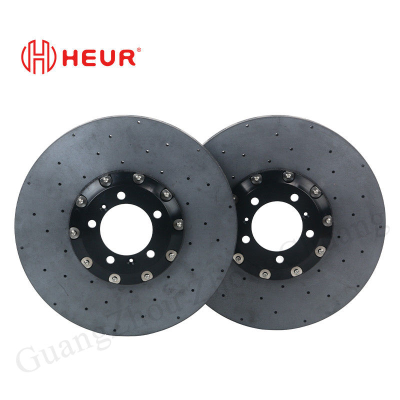 HEUR Brake Carbon Ceramic Disc For Audi Rs Q8 Q7 A6 Refit 410*36*41mm Front Set