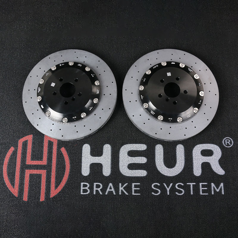 Heur Ceramic Carbon Brake Rotors For Tesla Model S Y 3 Refit 410*32*80mm F Set