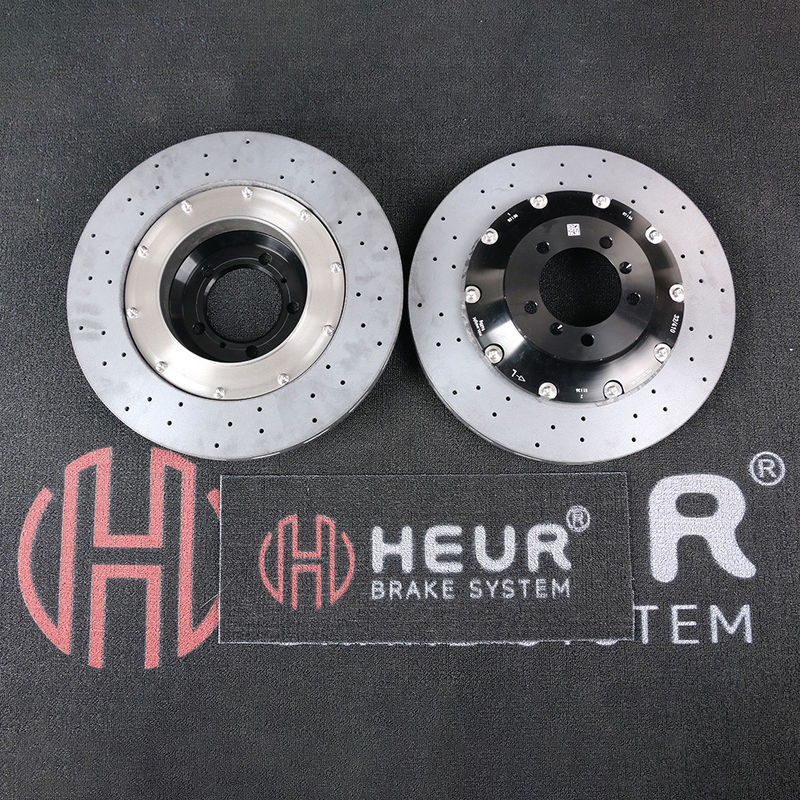 Heur Ceramic Carbon Brake Rotors For Tesla Model S Y 3 Refit 410*32*80mm F Set