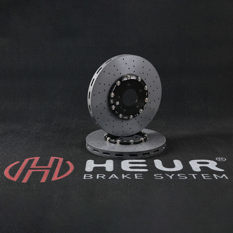 Heur Ceramic Carbon Brake Rotors For Tesla Model S Y 3 Upgrade 400*36mm F Set
