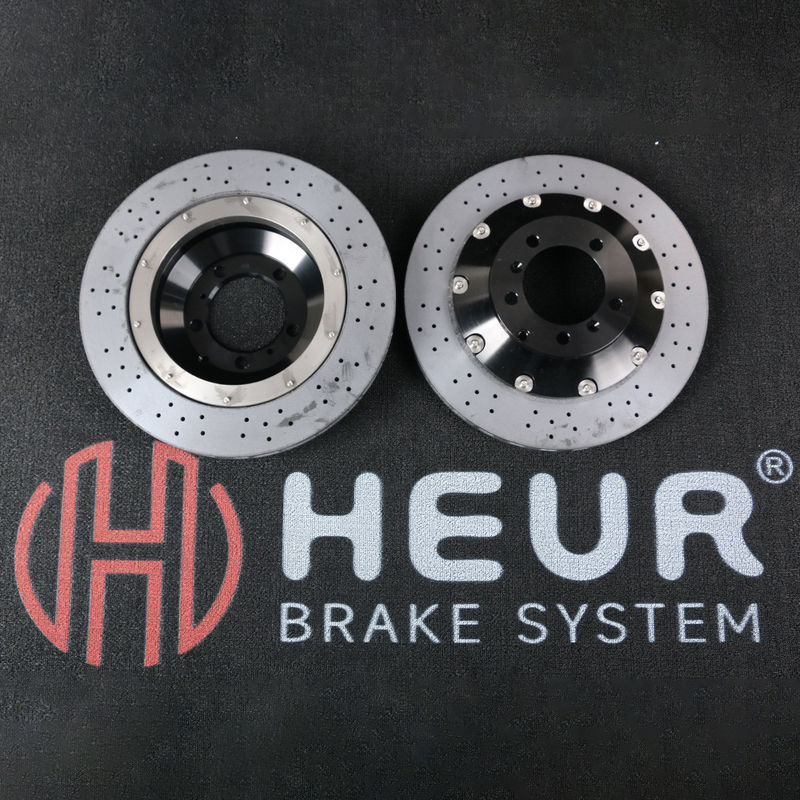 Heur Brake Carbon Ceramic Disc For Audi Q5 Q6 Q7  Upgrade 380*28mm Rear Set