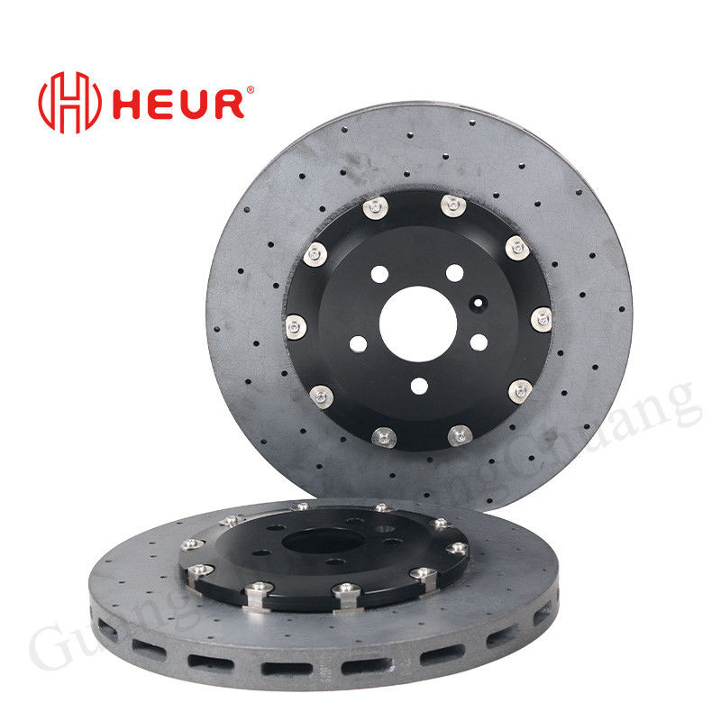 HEUR Brake Carbon Ceramic Rotor For Vw Cc Golf R Mk7 Customize 380mm Front Set