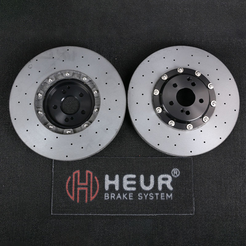 HEUR Durable Carbon Ceramic Brake Disc 410*38mm Front Set For Mercedes W204 W124