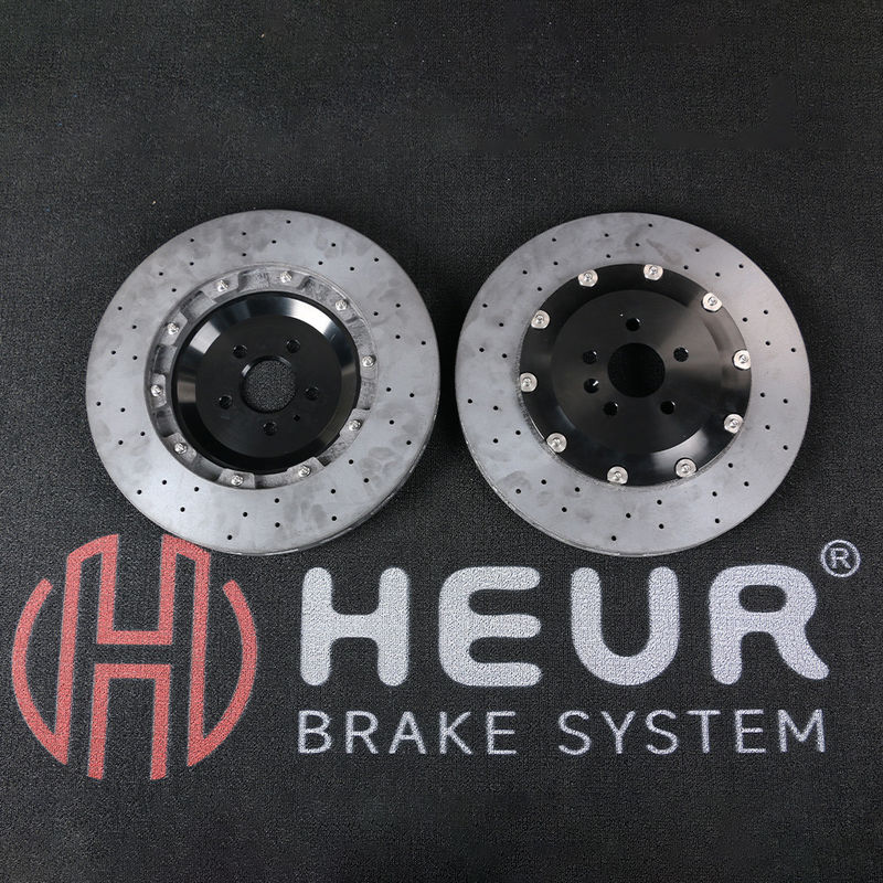 HEUR Brake Front Carbon Ceramic Discs For Audi A4 B8 Q3 2016 Refit 405*34mm Rotor