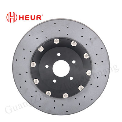HEUR Brake Carbon Ceramic Disc Untuk Nissan Gtr R35 Sentra B18 Sesuai 390*34*75mm
