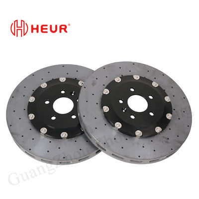Heur Brake Carbon Ceramic Brake Disc For Mercedes Benz BMW Audi Upgrade Size From 355MM-440MM