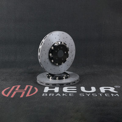 Heur Brake Carbon Ceramic Disc Untuk Nissan Gtr35 Upgrade 393*36mm Front Set
