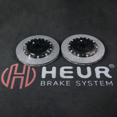 Custom Carbon Keramik Brake Untuk Porsche 911 Taycan 718 Upgrade 410*32mm Set Belakang