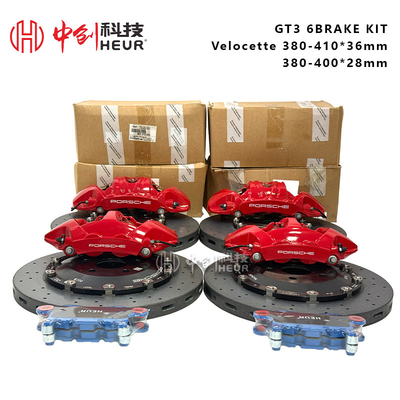 Heur Brake Carbon Ceramic Disc For Porsche 992  Upgrade 410*36mm Front Set And 400*28mm Rear Set